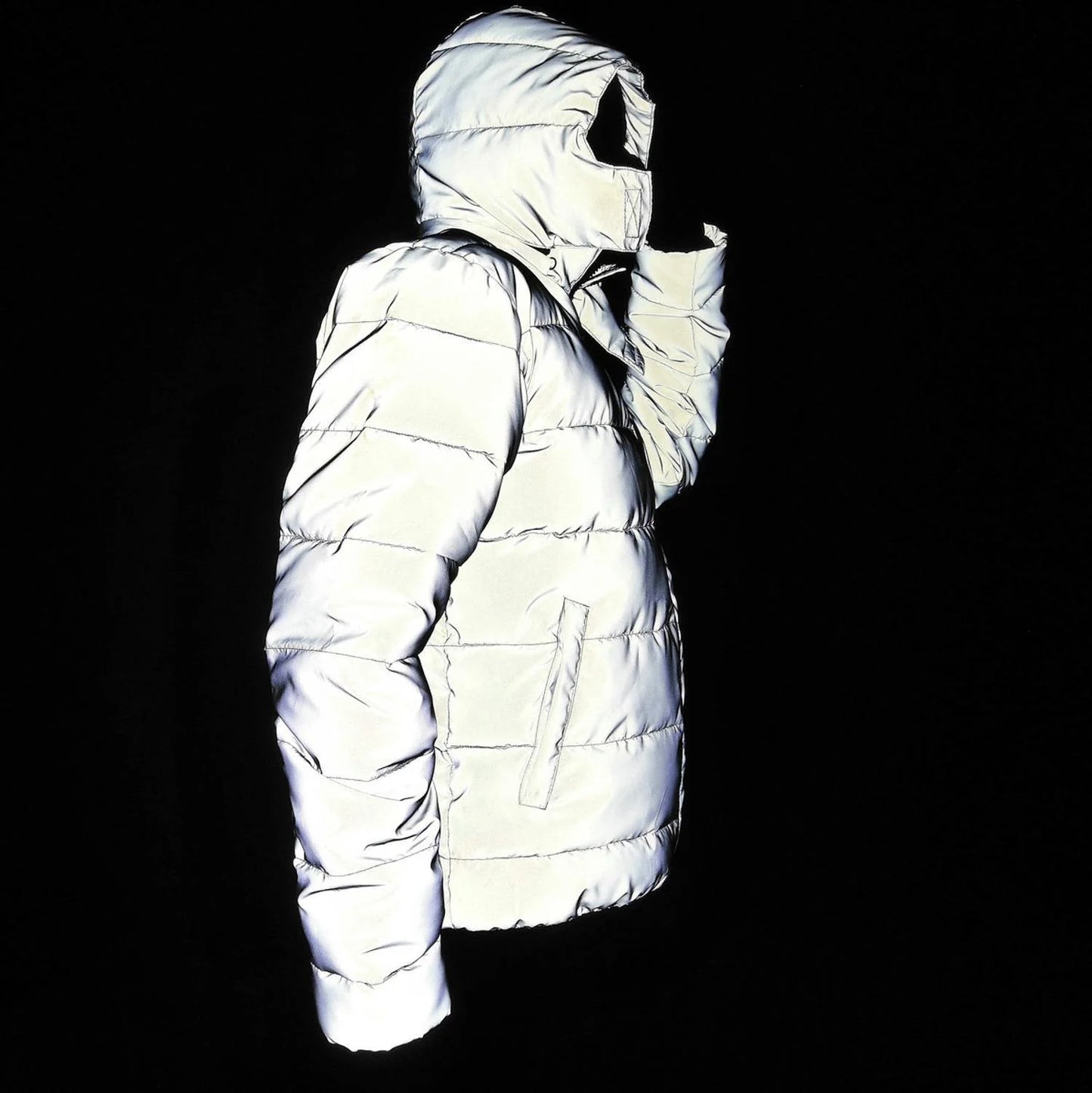 Reflective Puffer Jacket