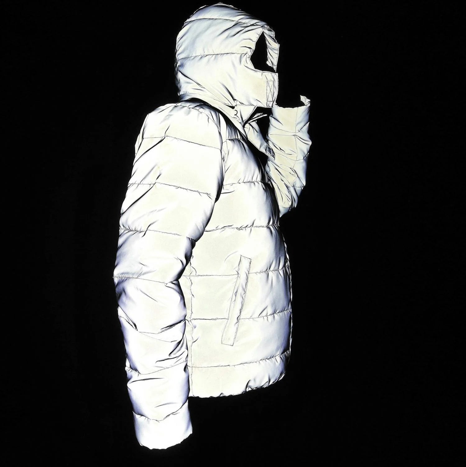Reflective Puffer Jacket